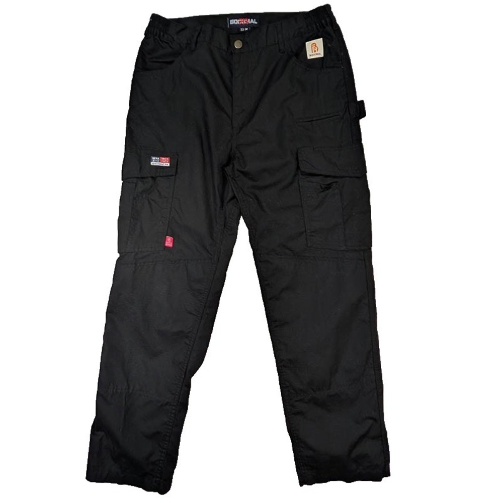 Bocomal FR Field Cargo Pants Mens 32x29 Black Gorpcore Utility Tactical Biker